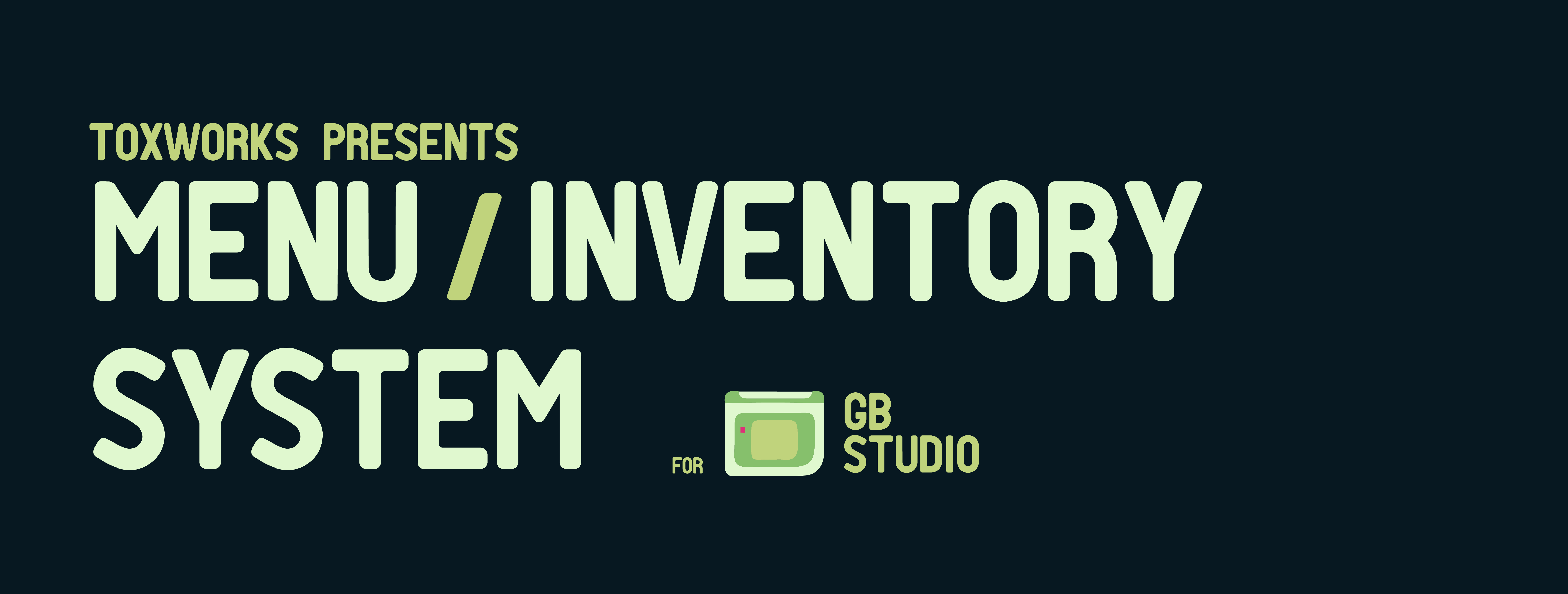 Menu/Inventory System for GB Studio