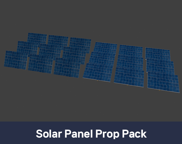 Solar Panel Prop Pack by LON8V Studio