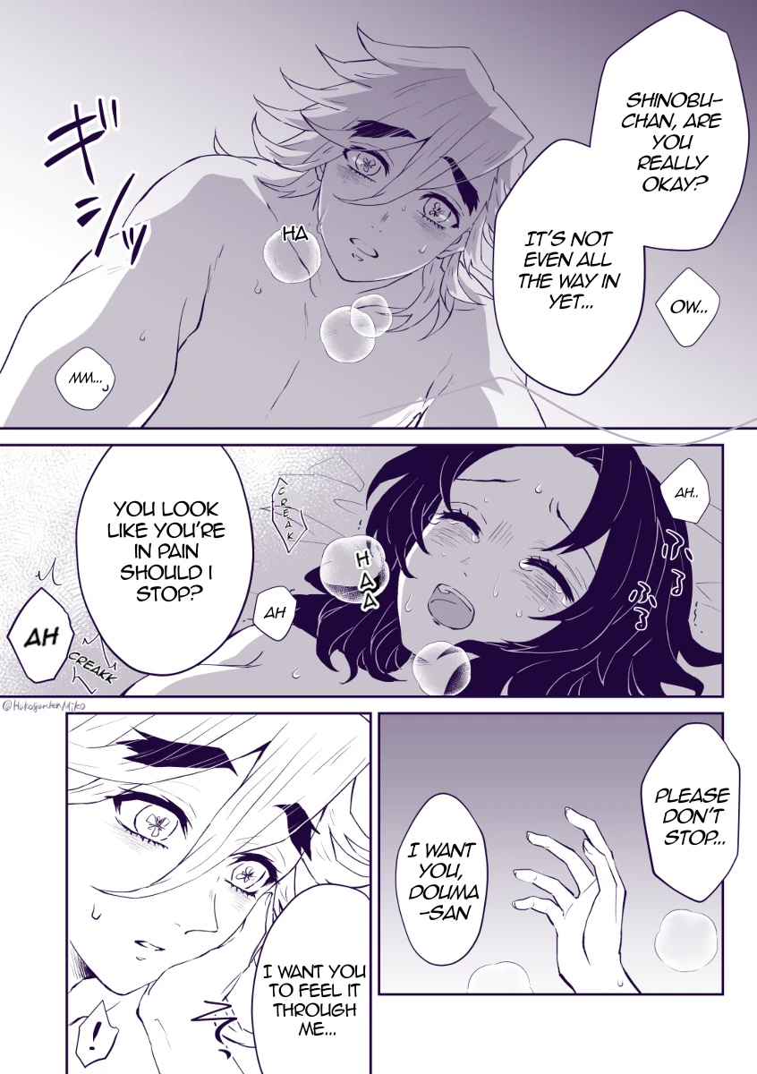 Shinobu x douma nsfw