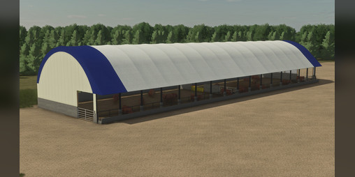 Cover image for FS25 Hoop Cattle Barn