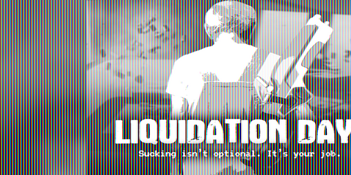 Cover image for Liquidation Day: Sucking Isn’t Optional
