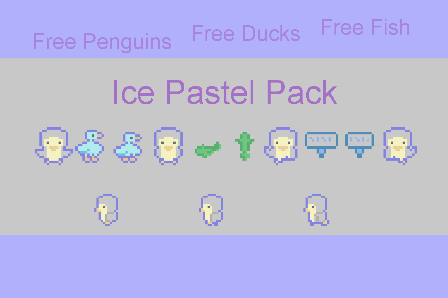 Ice Pastel Pack - Pixel Game Assets