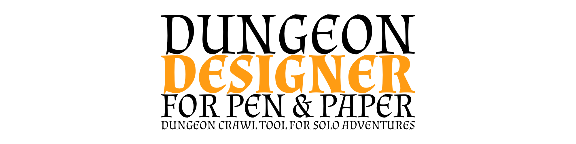 Dungeon Designer: For Pen and Paper