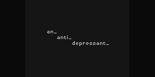 Cover image for an antidepressant