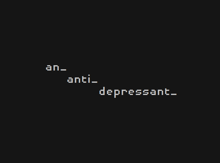 an antidepressant