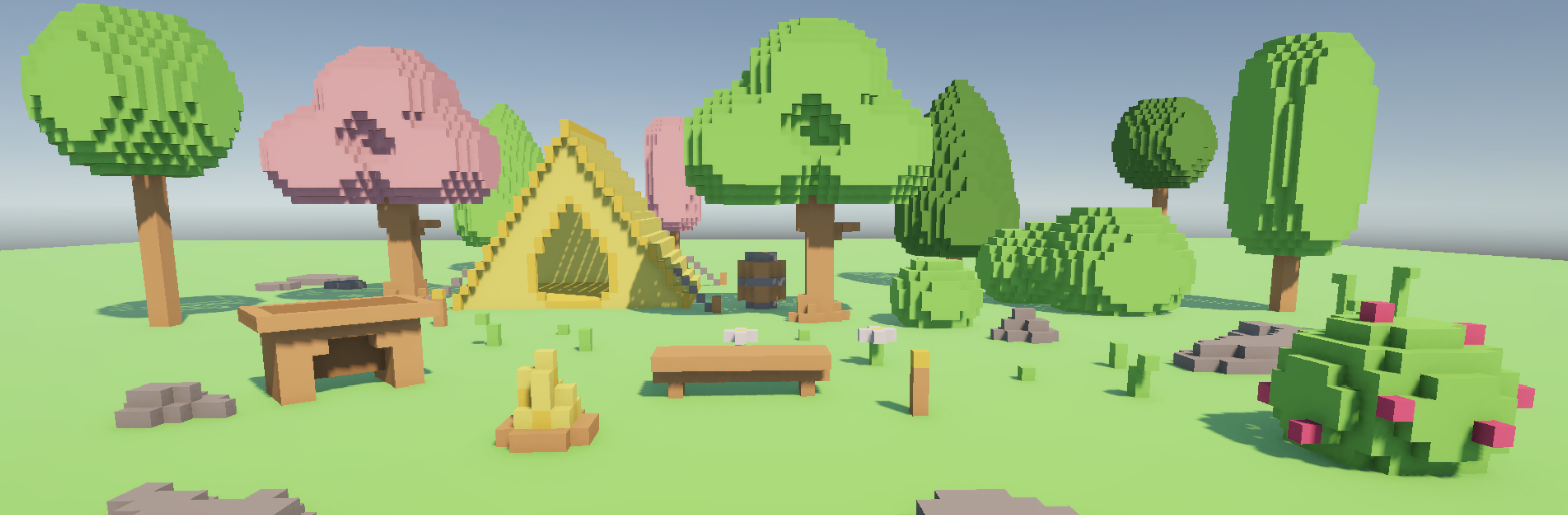 Free Cute Voxel Nature Pack