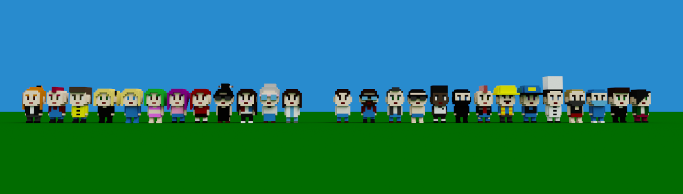 Voxel Simple Chars