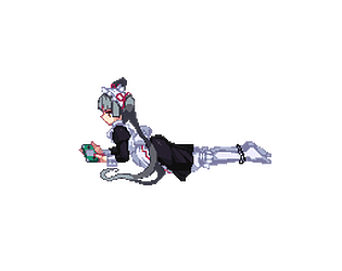 Flor rosa sentada game hentai