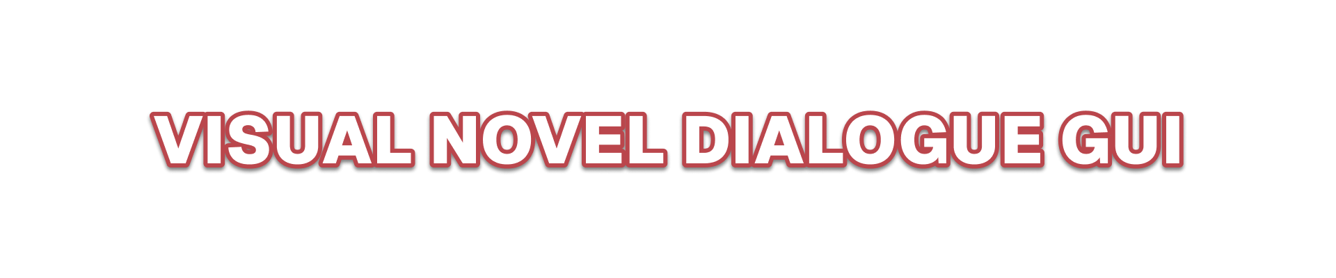Visual Novel Dialogue GUI Asset Pack