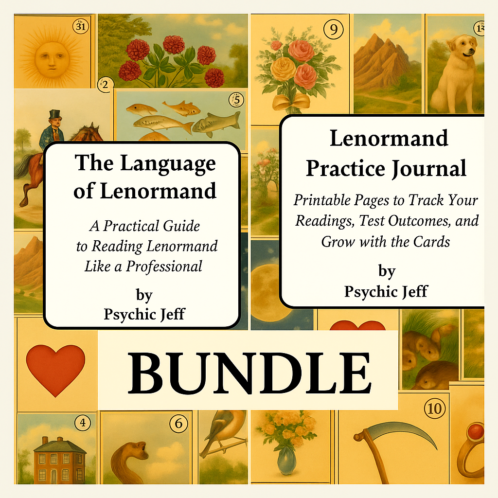 Lenormand Master Bundle – The Book + The Journal by Psychic Jeff