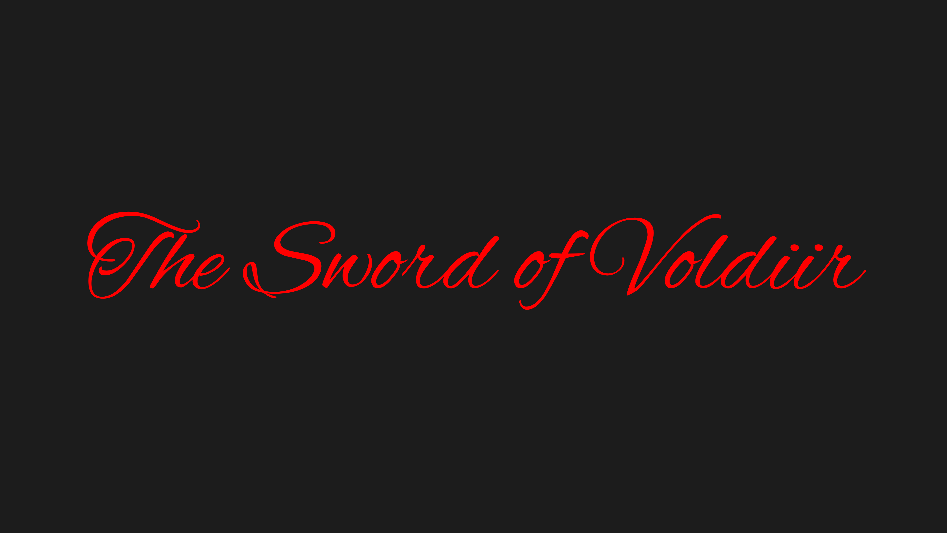 The Sword of Voldiir