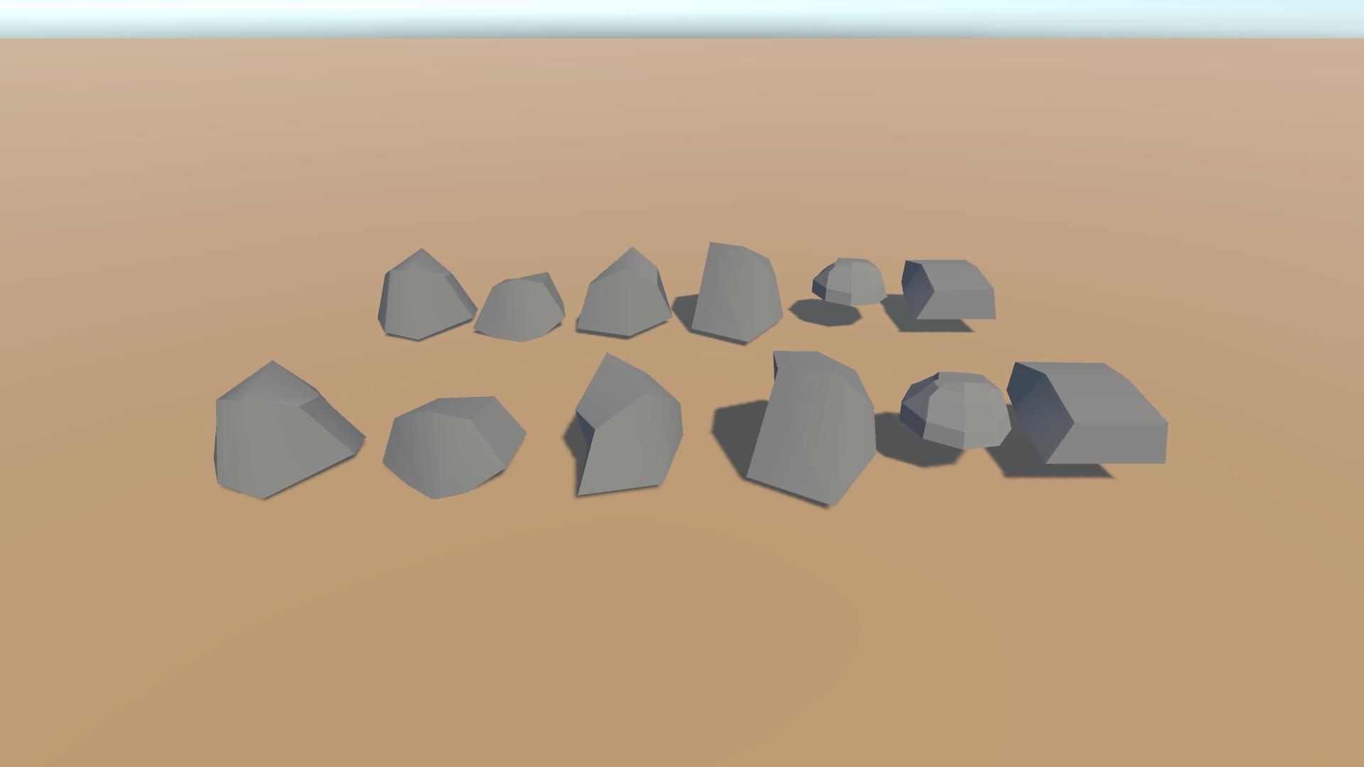Simple Poly Stones