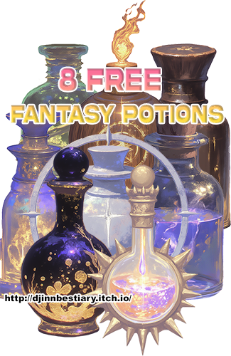 8 free fantasy potions