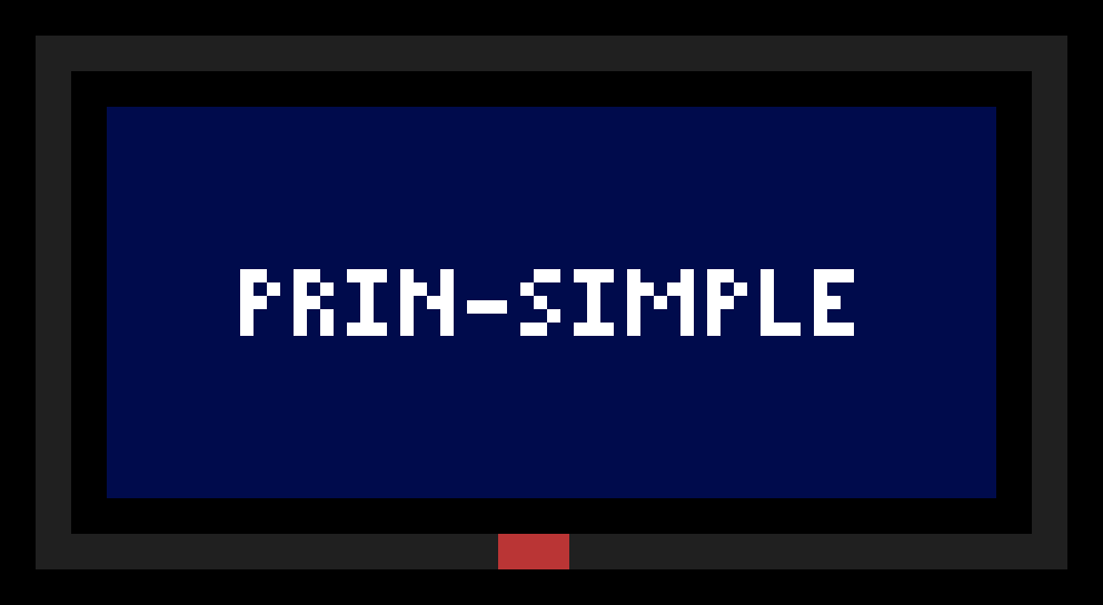 Prin-Simple [GameJam Edition]