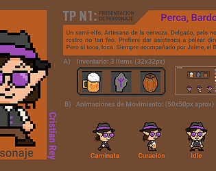 Perca y Jaime en la Mazmorra de Espejismos