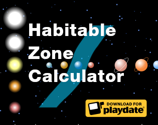 Habitable Zone Calculator for Playdate