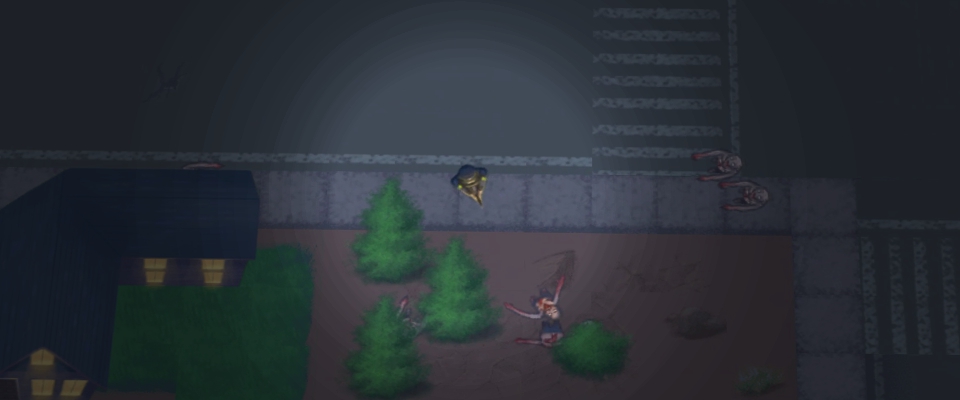 2D Top Down Zombie Tileset Asset + Godot Script