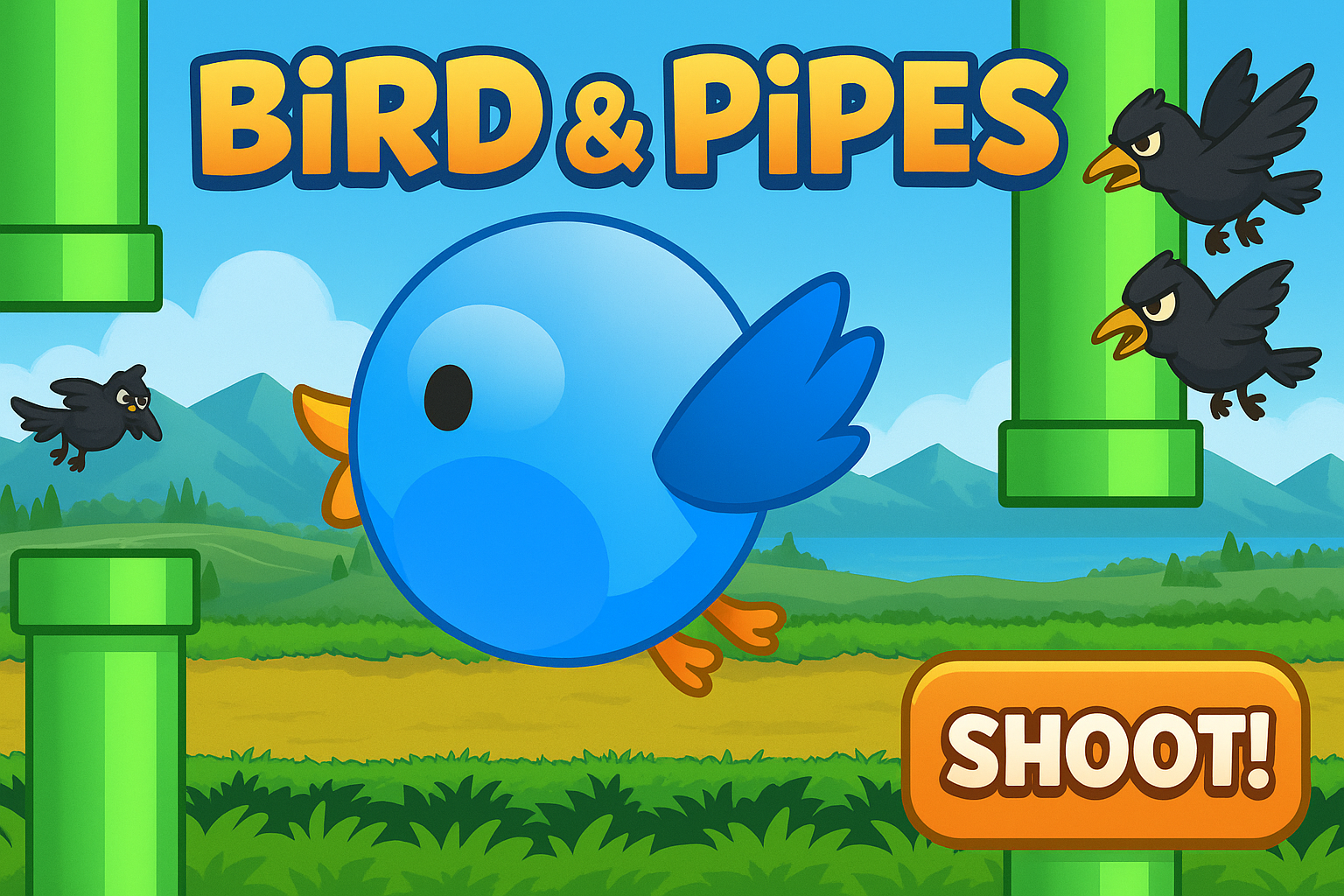 Bird and Pipes