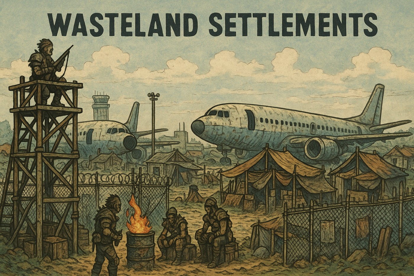 Post Apocalyptic Encounters - Wasteland Settlements