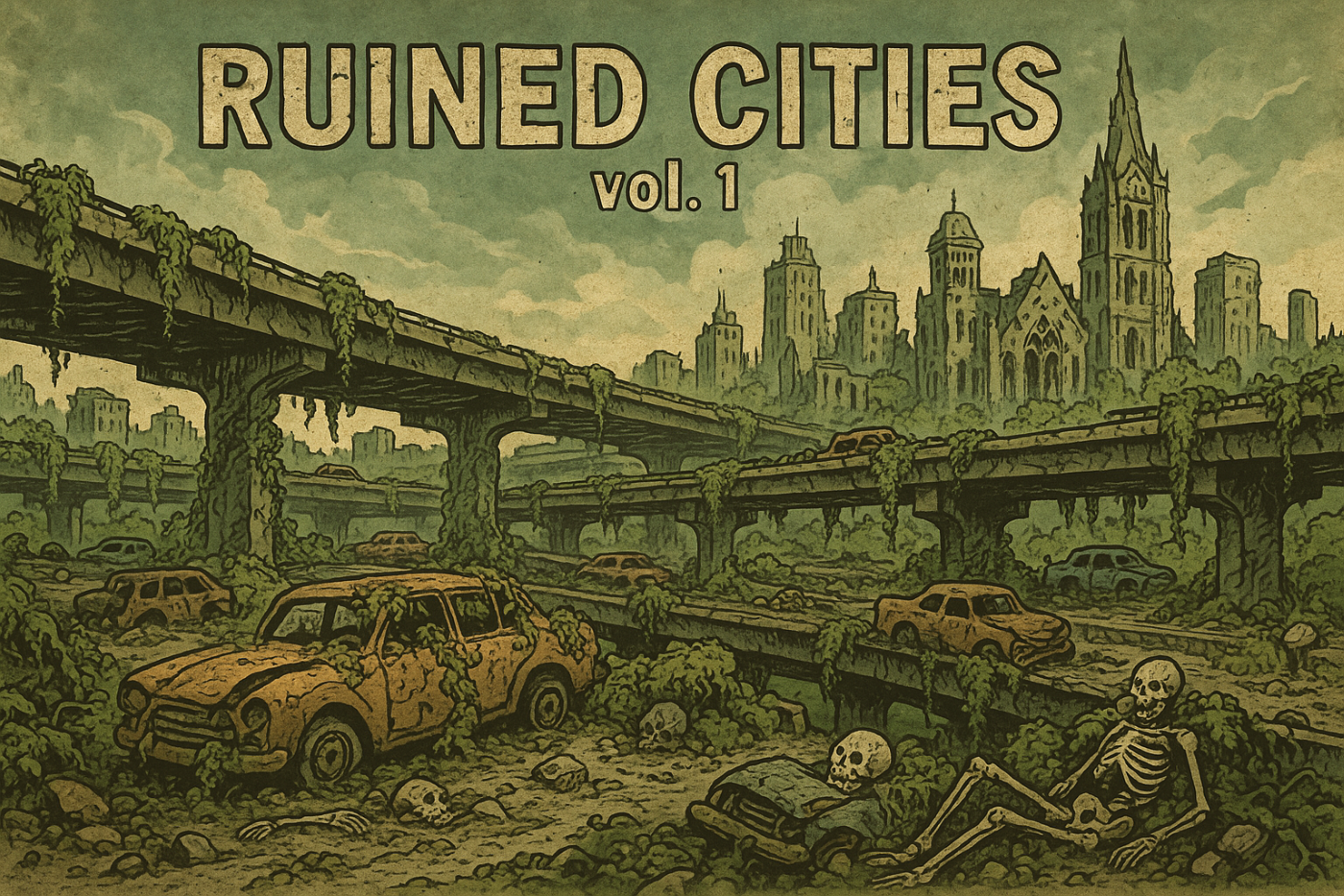 Post Apocalyptic Encounters - Ruined City Maps