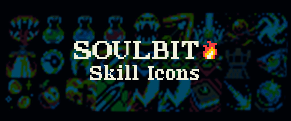 Soulbit: 16x16 RPG & Roguelike Skill Icons