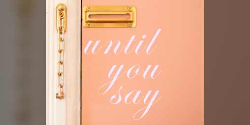 Cover image for Until You Say