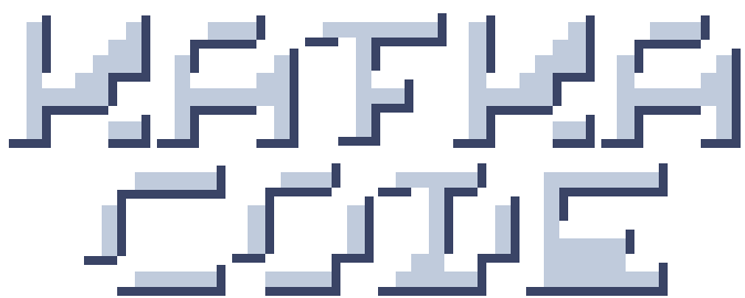 Kafka Kode 4x4 Pixel font