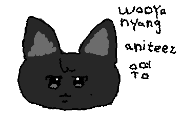 One Aniteez a day! It's so hard to draw with a mouse