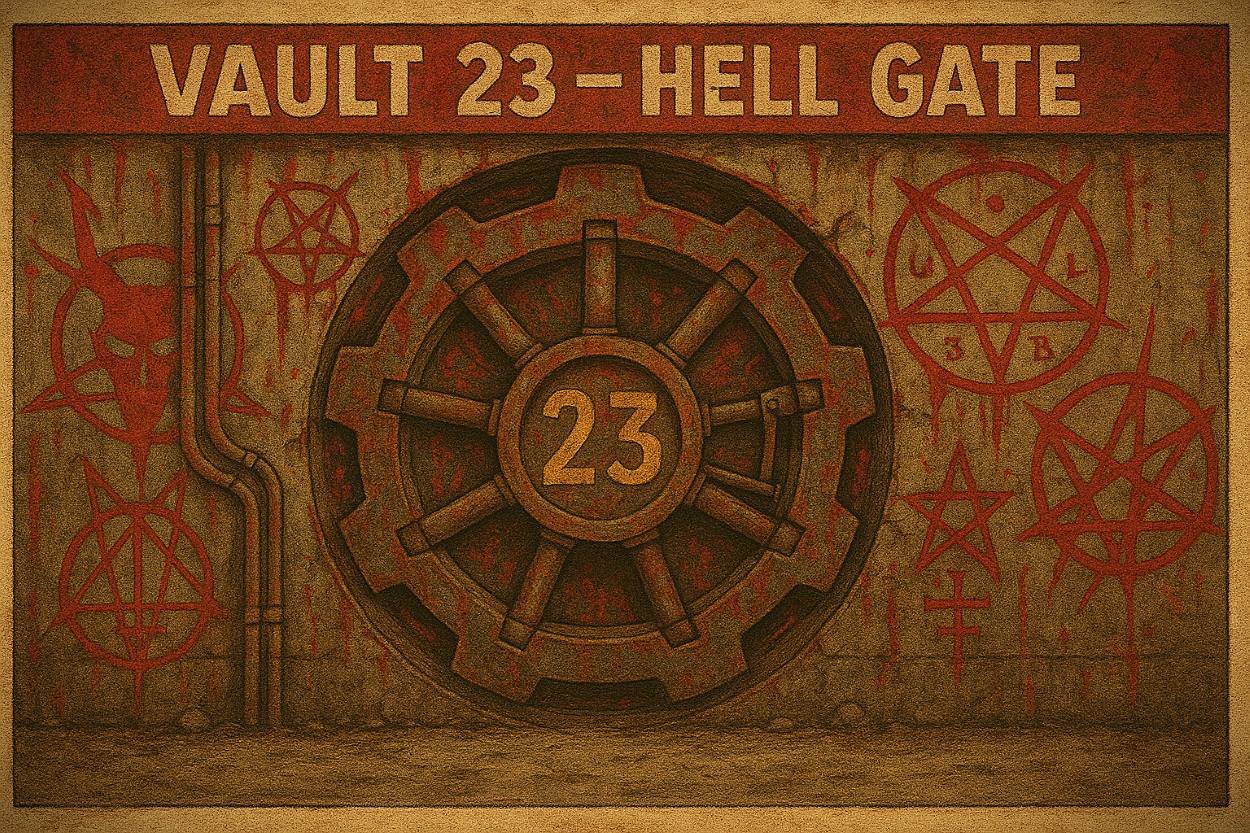 Post Apocalyptic Map - Vault 23