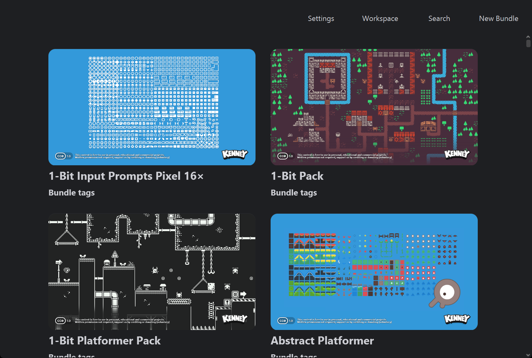 Kenney's bundles Kenney's bundles