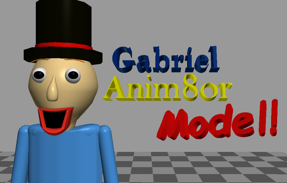 Cover image for Gabriel's 3D Model for Anim8or!