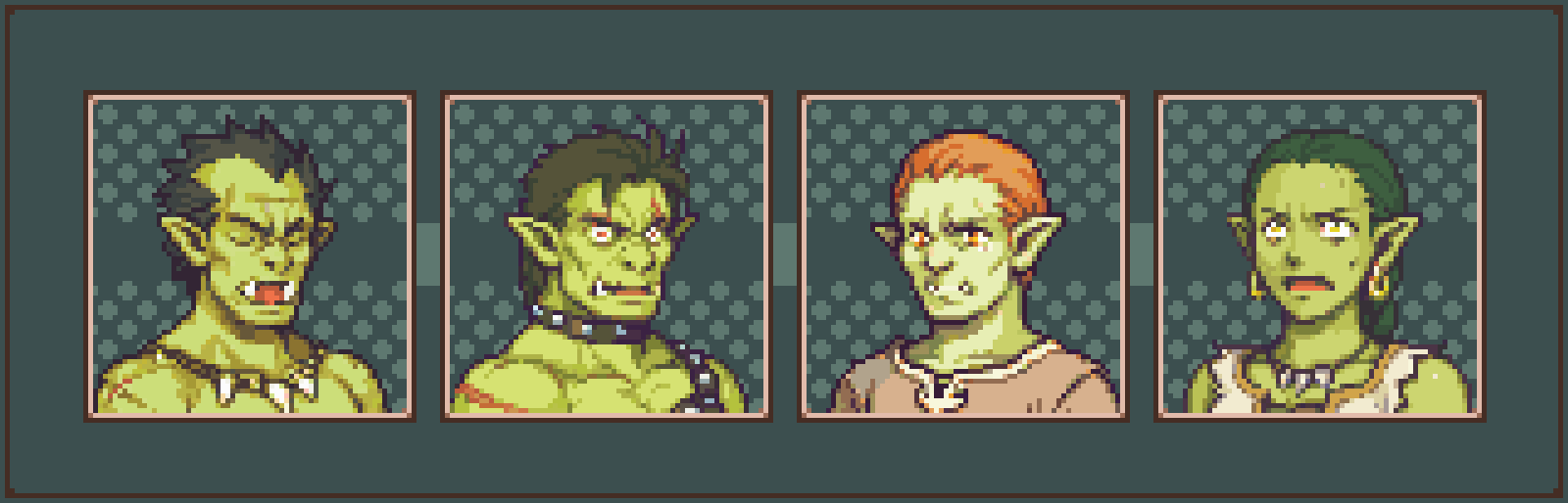 GBA Style: Orc Portraits