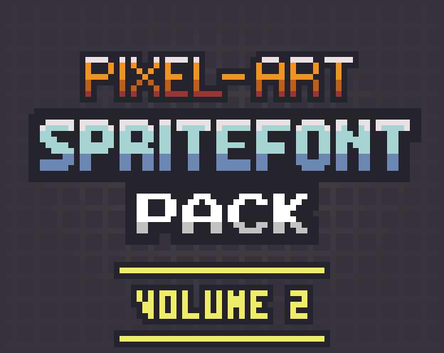 Pixel Spritefont Pack Vol. 2