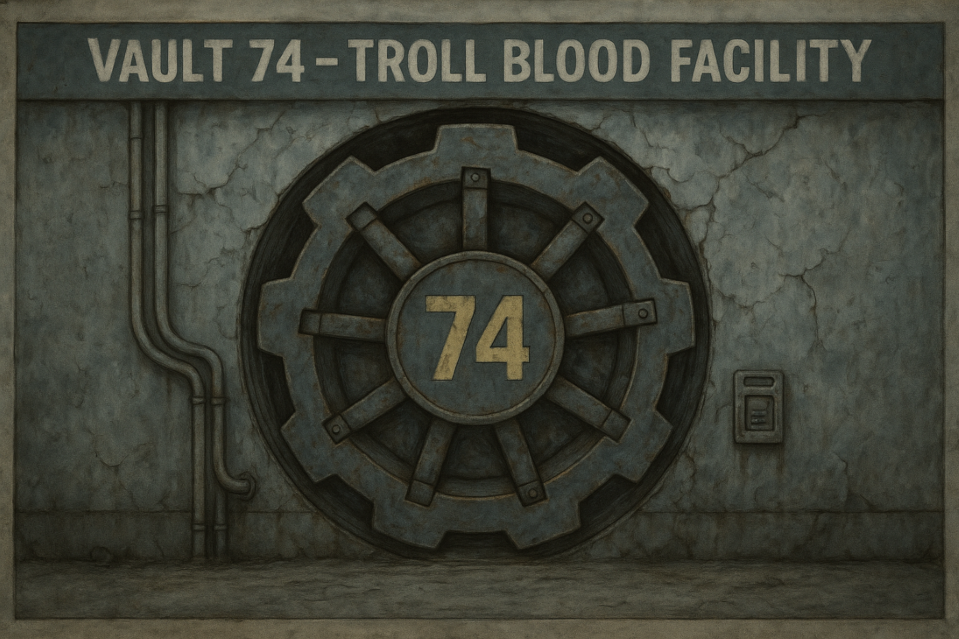 Post Apocalyptic Map - Vault 74