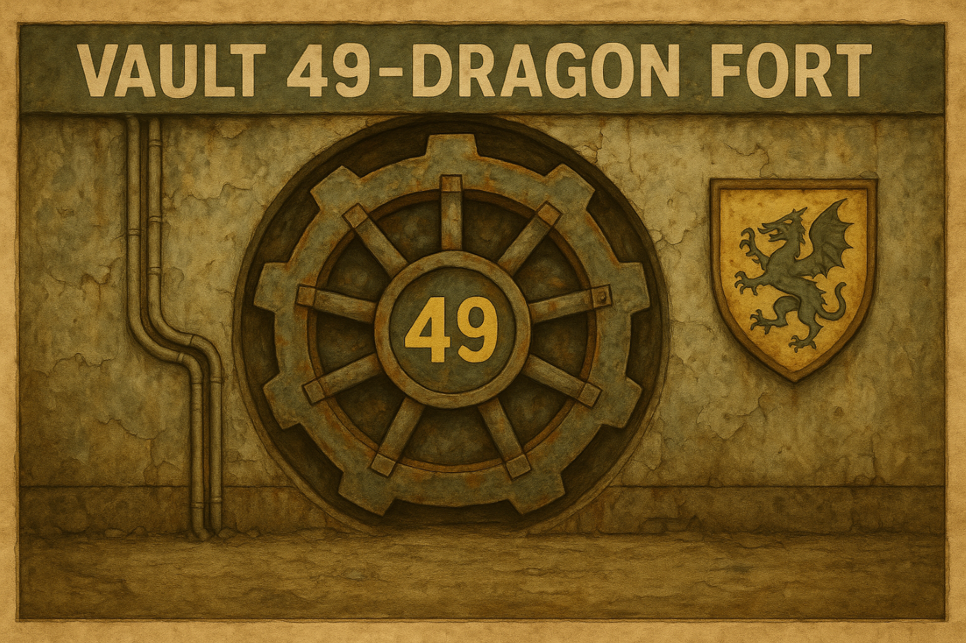 Post Apocalyptic Map - Vault 49