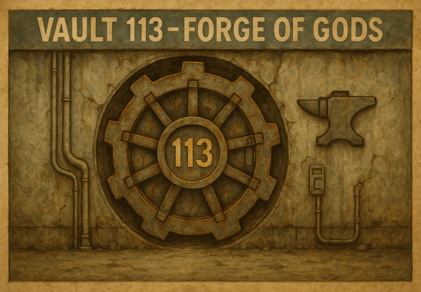 Post Apocalyptic Map - Vault 113