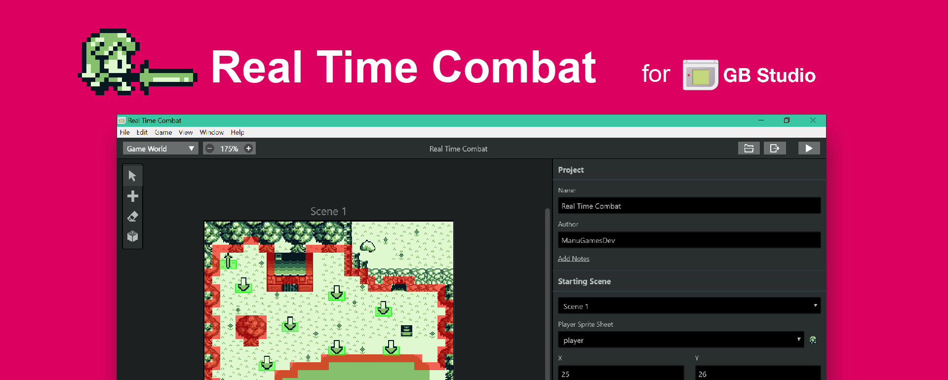 Real Time Combat for GB Studio 2.0