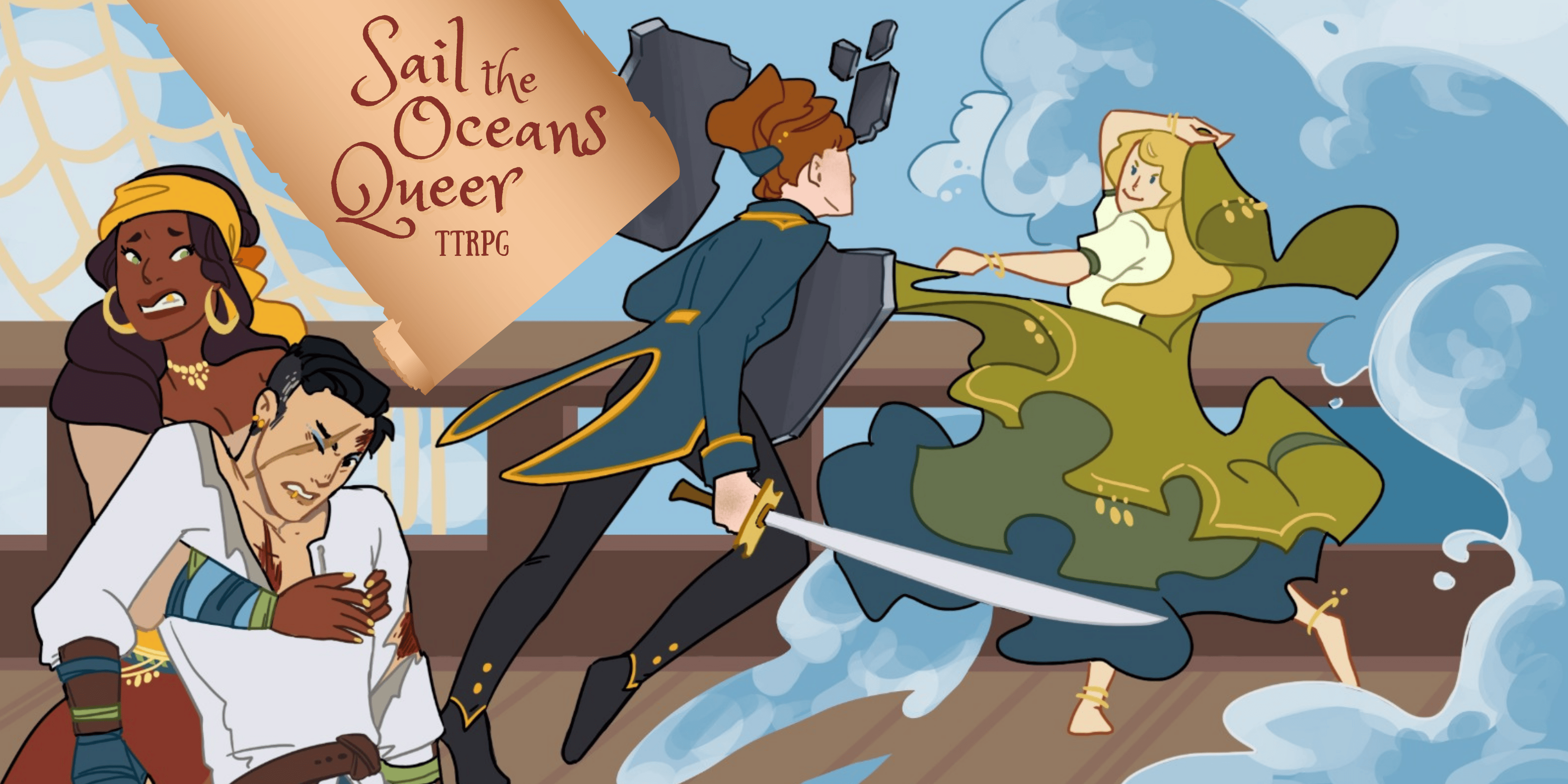 Sail the Oceans Queer TTRPG