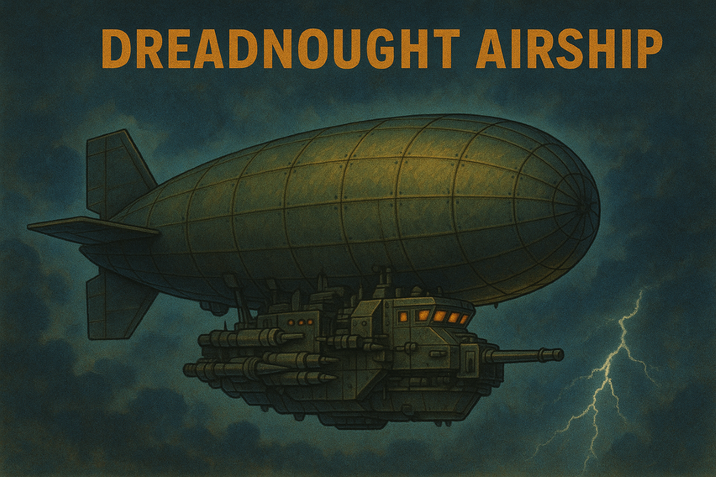 Post Apocalyptic - Dreadnought Airship
