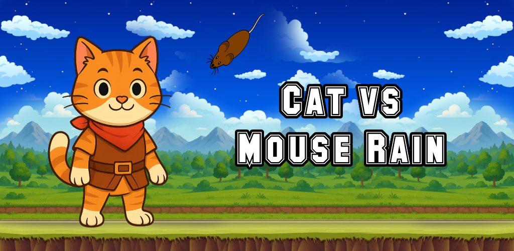 Welcome to “Cat vs Mouse Rain” – The Ultimate Reflex Challenge!