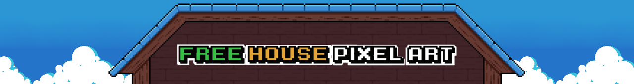 Free house pixel art