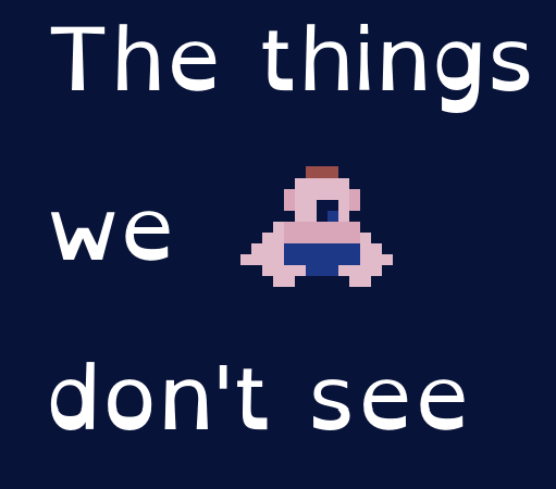 Cover image for The things we don't see