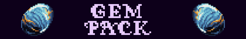 32x32 Pixel Art Gem Icon Pack