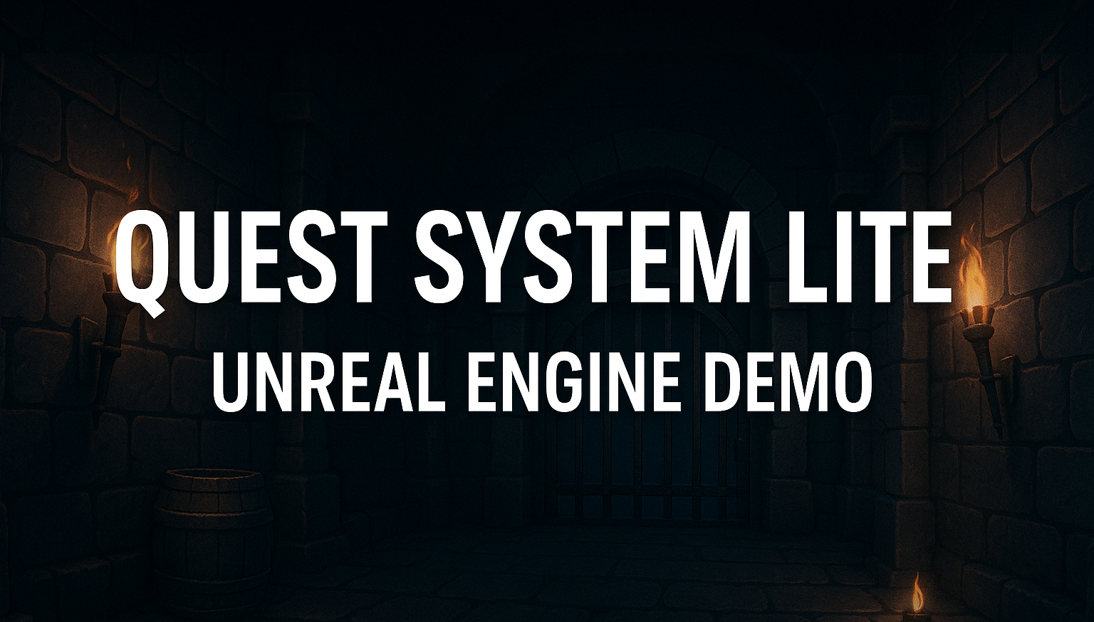 Quest system for unreal engine - Lite Demo (full version soon)