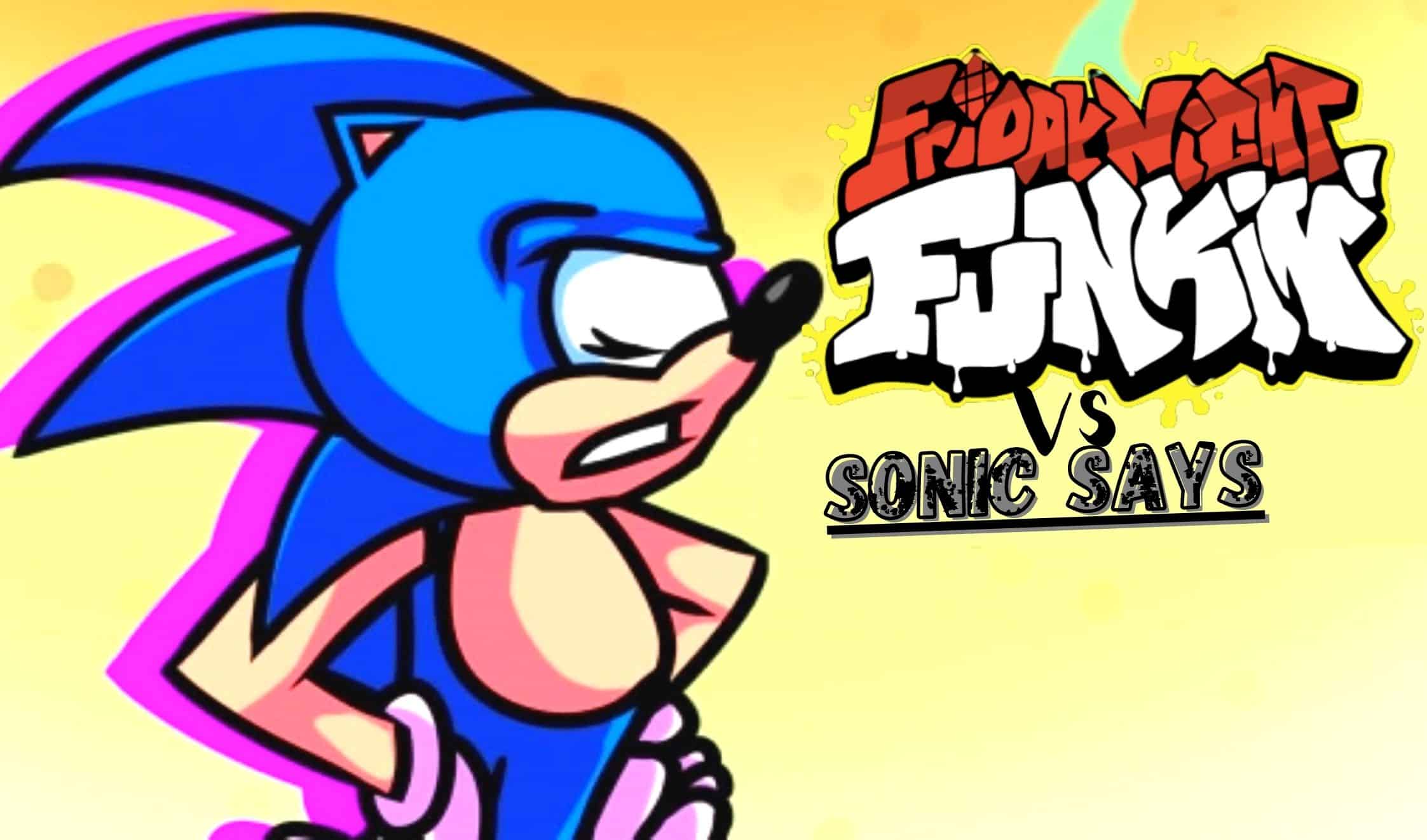 FNF VS Sonic Says Redone