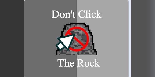 Cover image for Don't Click The Rock