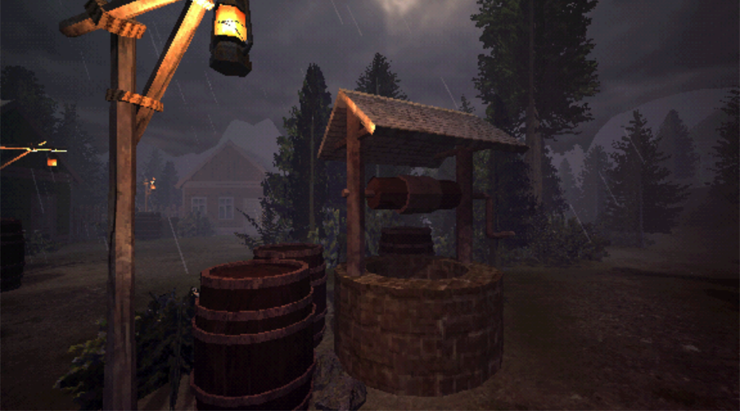 Well in a town