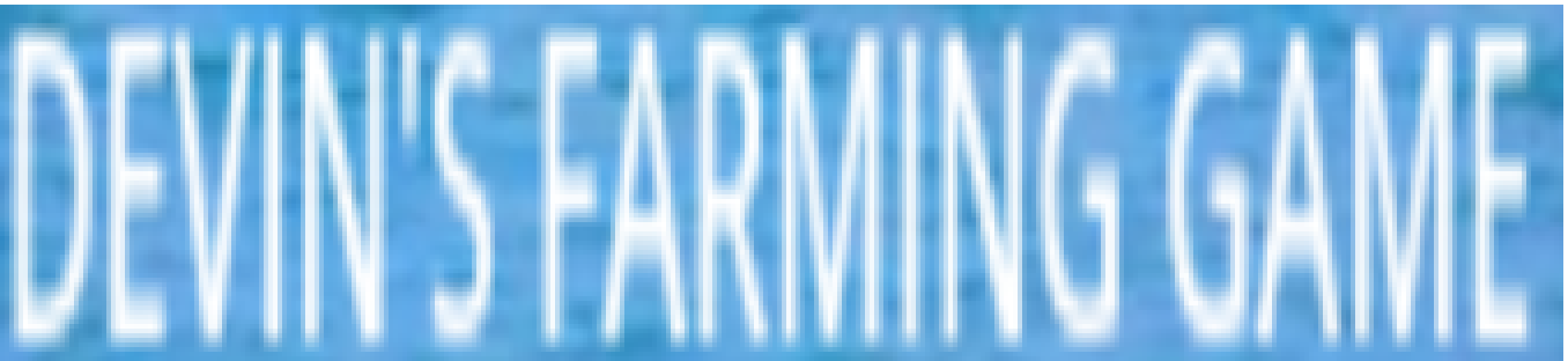 Devin's Farming Game