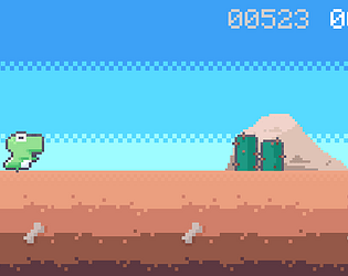 2D Dino Endless runner