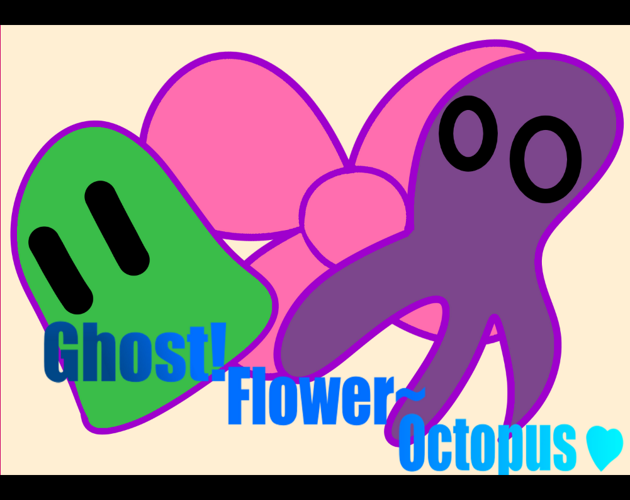 Ghost! Flower~ Octopus<3